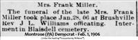 Miller, Mrs.Frank